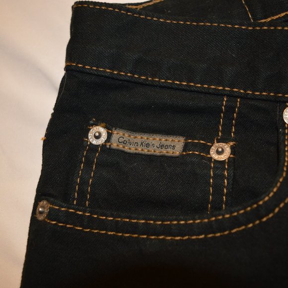Calvin Klein Bootcut Black Women's Size 6 Five Pocket - Picture 8 of 8